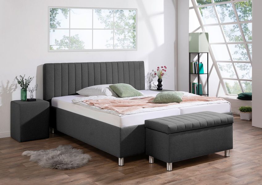 Maintal Polsterbett "Kieferwald" mit Bettkasten, wahlweise mit Bonnell- ode günstig online kaufen