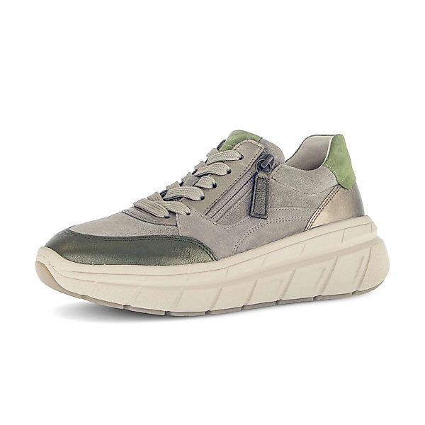 Gabor Sneaker "Sneaker low Materialmix Leder" günstig online kaufen