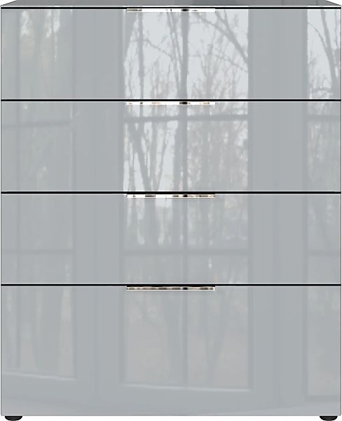 GERMANIA Kombikommode "Oakland mit Glasauflagen,", Breite 83 cm, mit Schubl günstig online kaufen