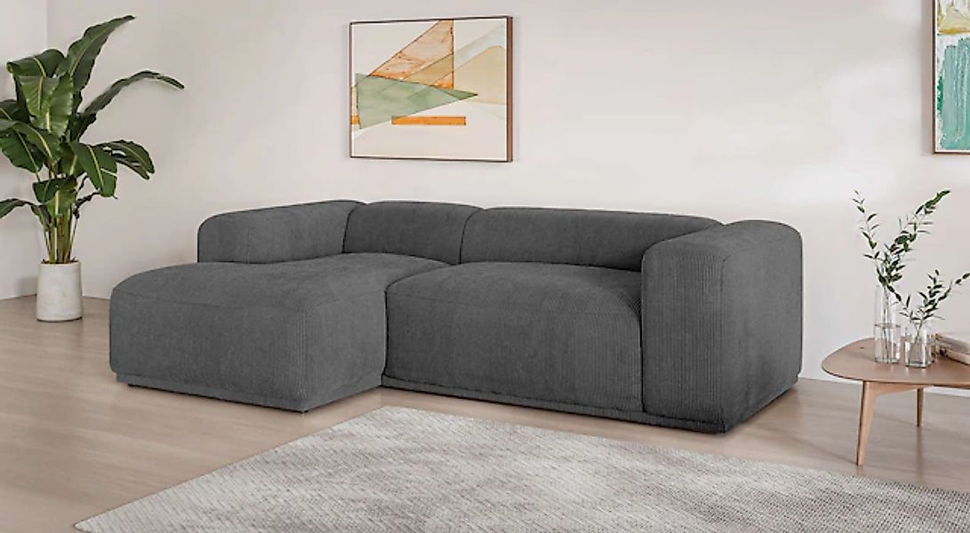 s.Oliver Ecksofa »EMMERIK Designersofa, L-Form mit Wellenfederung, B/T/H: 2 günstig online kaufen