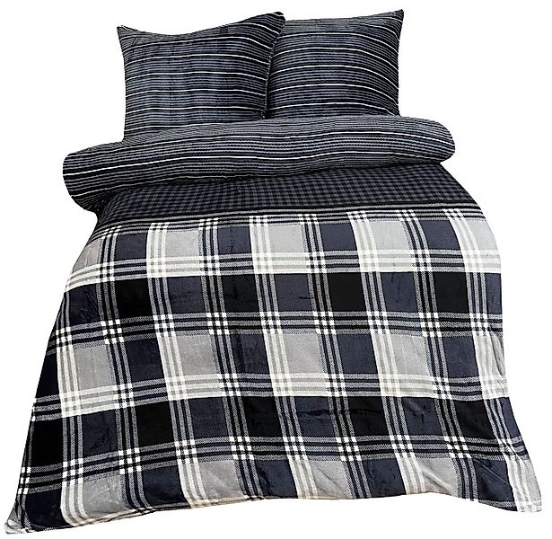 Leonado Vicenti Bettwäsche Winter Teddy Plüsch, Fleece, 3 teilig, Flauschig günstig online kaufen