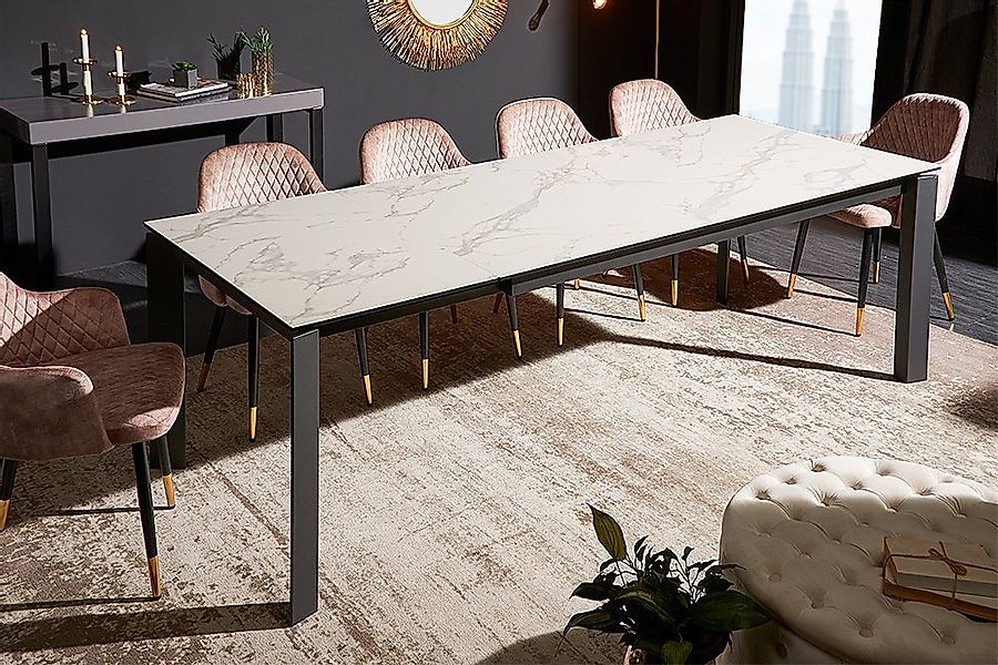 riess-ambiente Esstisch X7 180-240cm weiß / günstig online kaufen