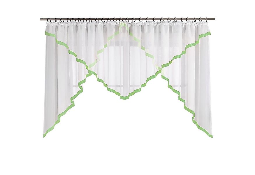 Joyswahl Scheibengardine Claudia (1 St), Kräuselband, transparent, Voile mi günstig online kaufen