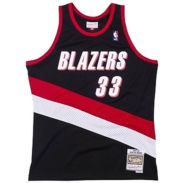Mitchell And Ness  Tank Top Maillot NBA Portland Trail Blazers Scottie Pipp günstig online kaufen
