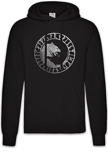 Urban Backwoods Hoodie Geri And Freki Herren Hoodie Odhins Wölfe Odin Wolve günstig online kaufen