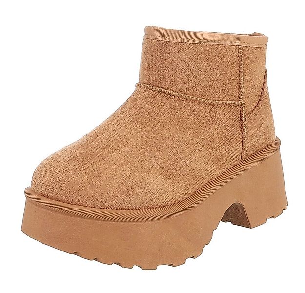 Ital-Design Plattform Ankle Boots für Damen – Stilvoll & Bequem Snowboots ( günstig online kaufen