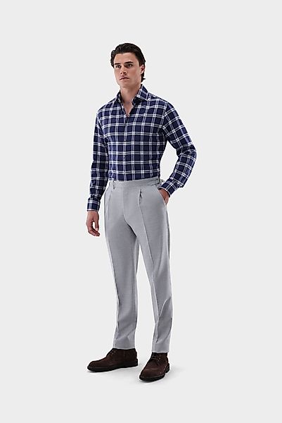 Flanellhemd kariert Tailor Fit günstig online kaufen
