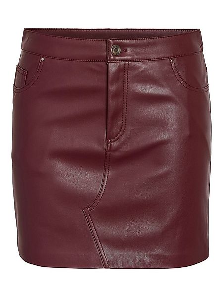 Noisy may Sommerrock Modischer Rock mit 5-Pocket-Design NMKATE NW PU SKIRT günstig online kaufen