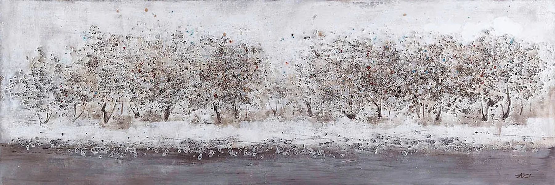 Bönninghoff Ölbild "Ölgemälde, Wald" 1 Stk. tlg. handgefertigt günstig online kaufen