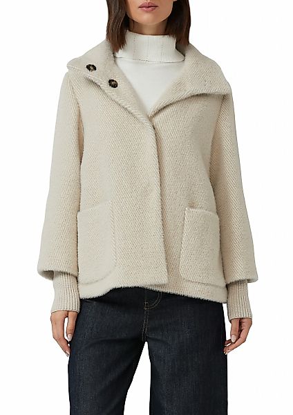 s.Oliver BLACK LABEL Outdoorjacke, ohne Kapuze, mit hochschließendem Kragen günstig online kaufen