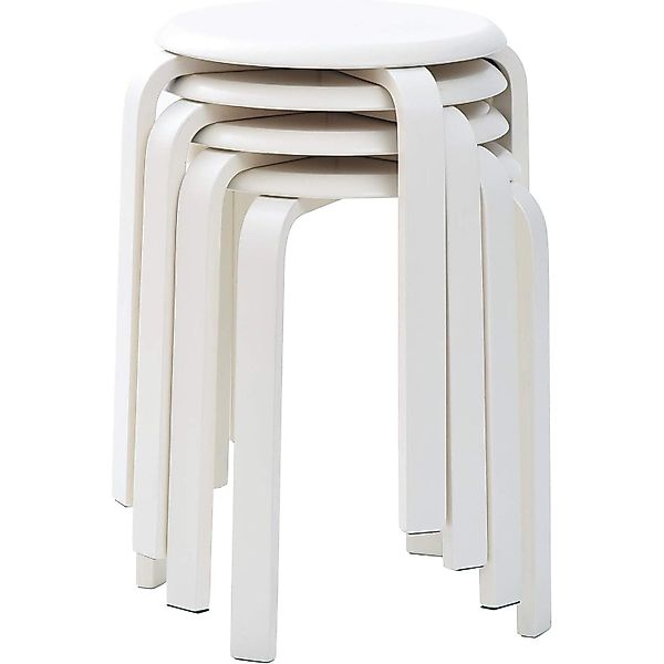 NUODWELL Fußhocker Stapelhocker Holz Hocker Mode günstig online kaufen