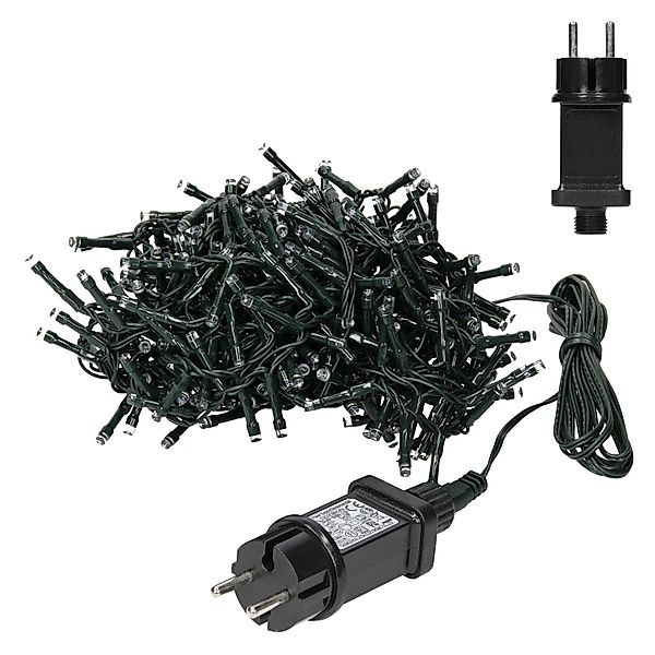 ECD Germany LED Lichtervorhang 6m 180 Kaltweiße LEDs Eiszapfen Lichterkette günstig online kaufen