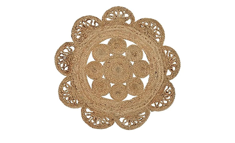 levelone Jute-Teppich  Korba ¦ braun ¦ Jute Ø: 80 Teppiche > Einfarbige Tep günstig online kaufen