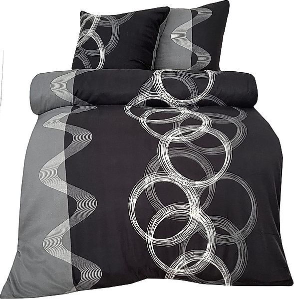 One Home Bettwäsche Winter Fleece, Fleece, 4 teilig, modern und kariert, ku günstig online kaufen