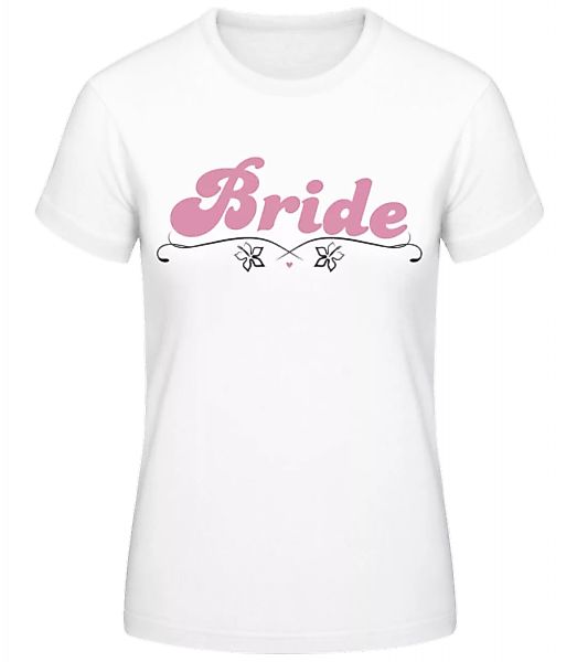 Bride Flowers · Frauen Basic T-Shirt günstig online kaufen