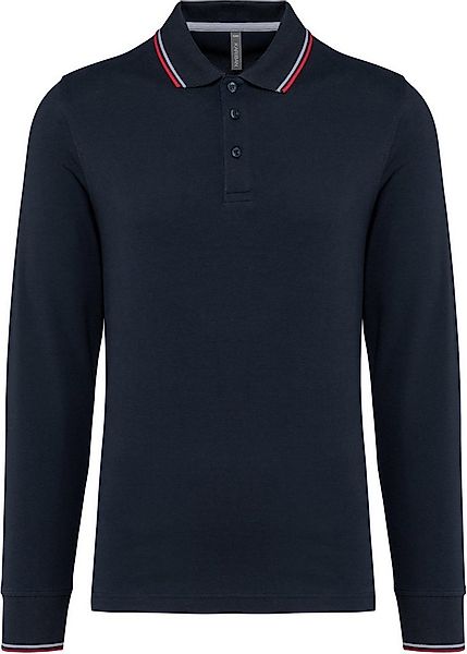 Kariban Langarm-Poloshirt Langarm-Polohemd aus Piqué für Herren günstig online kaufen