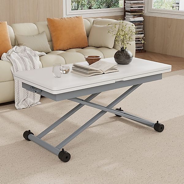 VOWNER Couchtisch 3-in-1 ausziehbarer platzsparender umwandelbarer günstig online kaufen