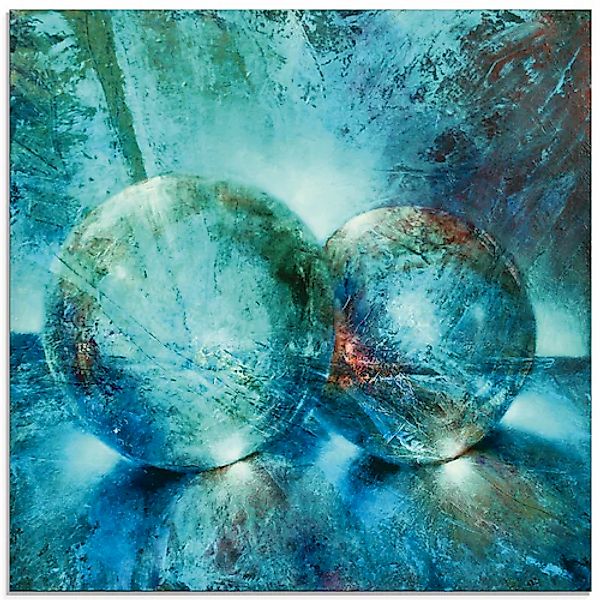 Artland Glasbild »Zwei blaue Murmeln_« Muster 1 Stk. tlg. in verschiedenen günstig online kaufen