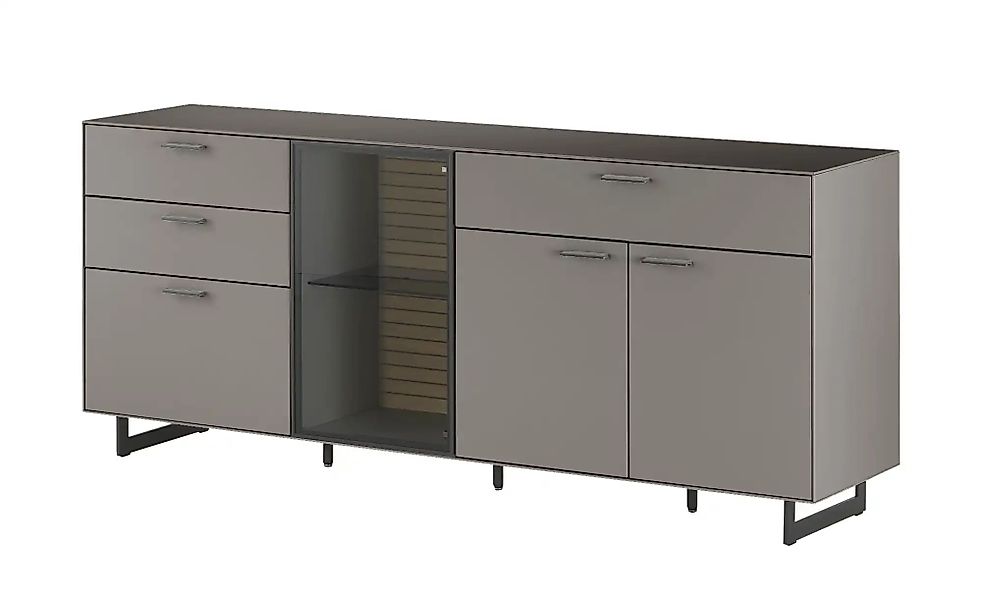 Wohnwert Sideboard  Spektrum ¦ grau ¦ Maße (cm): B: 197 H: 83 T: 46.0 Kommo günstig online kaufen