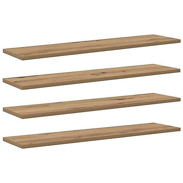 vidaXL Bücherregal Regalbrett 4 pcs Braun günstig online kaufen