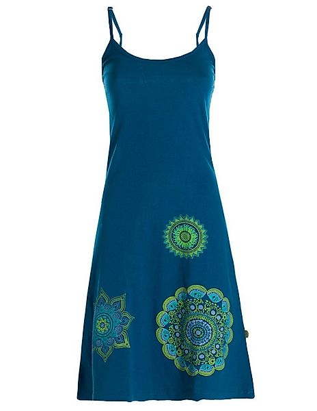 Vishes Sommerkleid Damen Sommer-Kleider Mini-Kleid Jersey-Kleid Spagettiträ günstig online kaufen