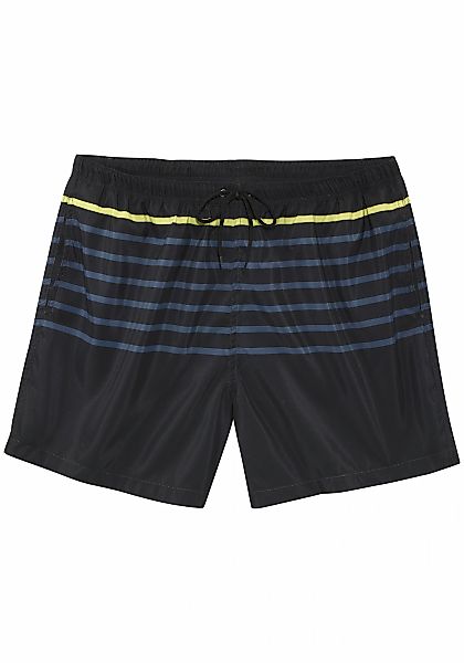 John Devin Badeshorts mit platziertem Streifendesign günstig online kaufen