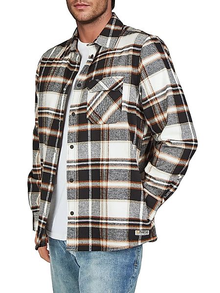 riverso Overshirt Herren langarm Hemd Regular Fit RIVVincent günstig online kaufen