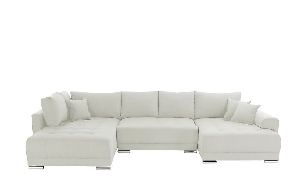 Wohnlandschaft mit Schlaffunktion Lemie ¦ beige ¦ Maße (cm): B: 356 H: 85 T günstig online kaufen