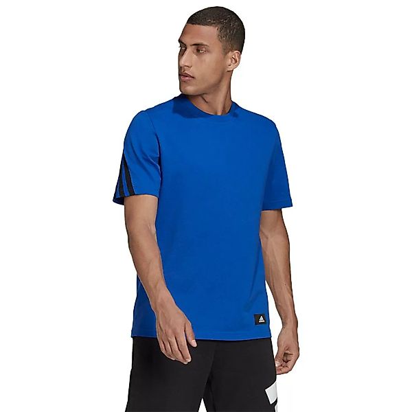 Adidas Fi 3 Stripes Kurzarm T-shirt XL Bold Blue günstig online kaufen