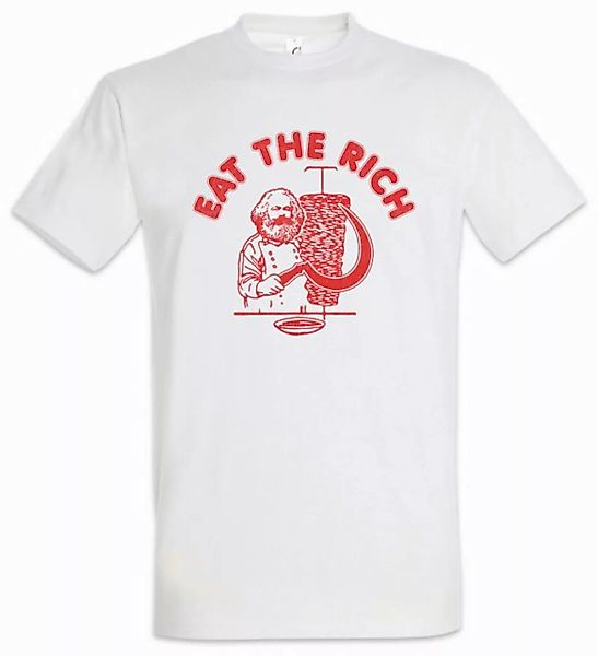 Urban Backwoods Print-Shirt Eat The Rich Herren T-Shirt Karl Socialism Comm günstig online kaufen