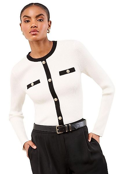 LIPSY Strickpullover Lipsy Strickoberteil mit Kontraststeifen, Regular (1-t günstig online kaufen