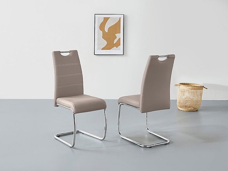 HELA Freischwinger Flora, Esszimmerstühle (Set, 2 St), Schwingstuhl Set: 1, günstig online kaufen