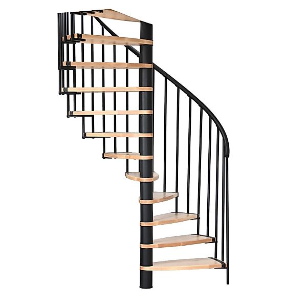 Minka Spindeltreppe Luna Buche-Schwarz günstig online kaufen