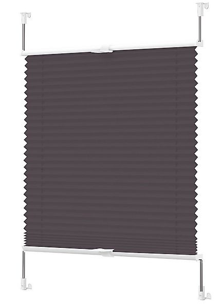 Vkele Plissee Ohne Bohren,Klemmfix,Weiß, Einfach Montage, Klemmträger, Easy günstig online kaufen