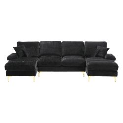 LVHOM Loungesofa mit Ottomane, 272x136x88 cm günstig online kaufen
