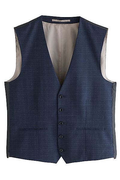 Next Anzugweste Strukturierte Anzugweste mit Karomuster (1-tlg) günstig online kaufen