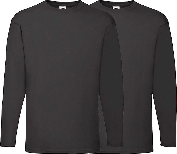Fruit of the Loom Sweatshirt Unisex-Langarmshirt günstig online kaufen