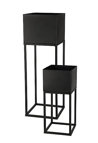 Spetebo Blumenständer Garten Metall Blumentopf 2er günstig online kaufen