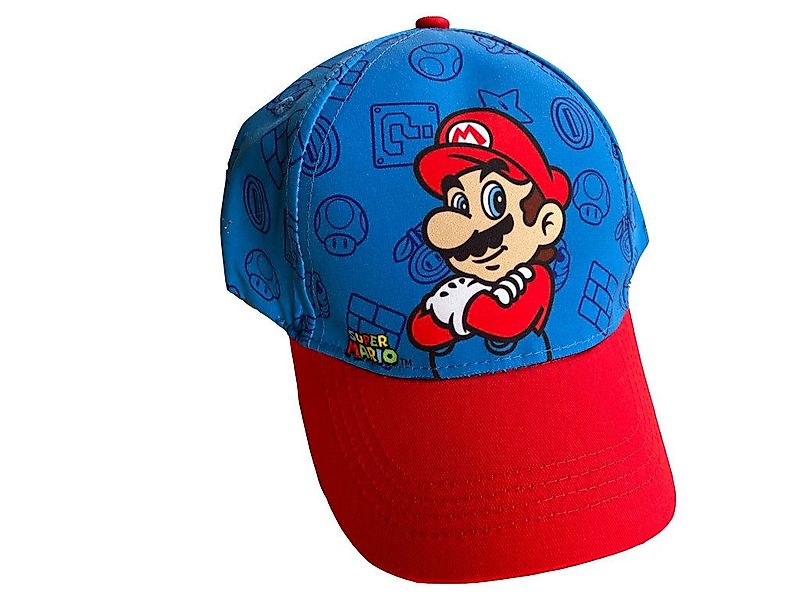 Super Mario Baseball Cap Basecap blau günstig online kaufen
