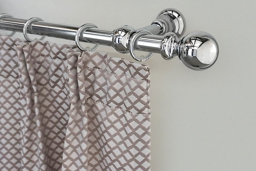 GARESA Gardinenstange "ANDREA" Ø 20 mm 1 läufig-läufig Wunschmaßlänge Vorha günstig online kaufen