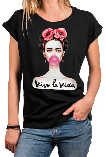 MAKAYA T-Shirt Damen-Top mit Pusteblumen-Print – günstig online kaufen