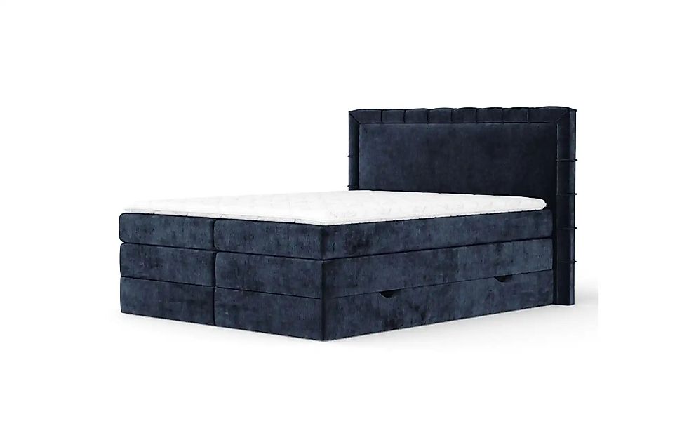 Boxspringbett mit Stauraum   ¦ grün ¦ Maße (cm): B: 227 H: 123 Betten > Kom günstig online kaufen