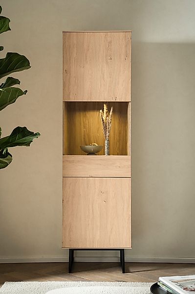 Home affaire Vitrine Lund, moderner Hochschrank, günstig online kaufen