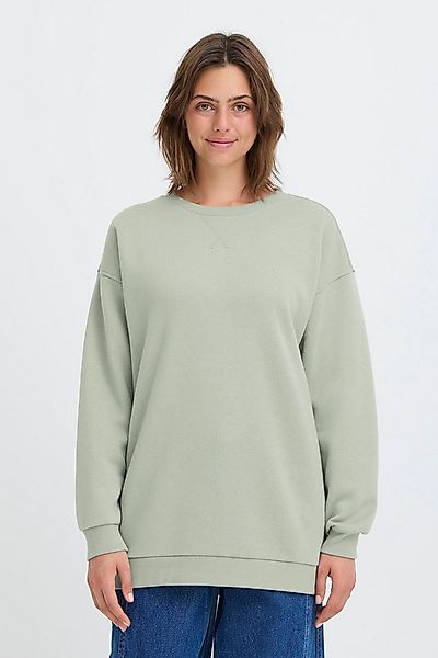 OXMO Sweatshirt OXHillary Modischer Rundhalspullover in längerem Schnitt günstig online kaufen