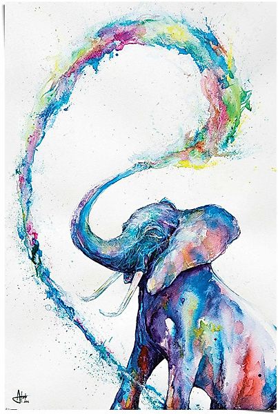 Reinders Poster "Elefant Art", (1 St.) günstig online kaufen