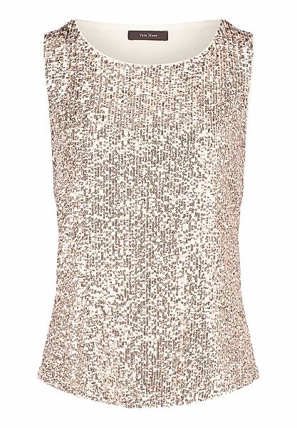 Vera Mont Blusentop "Vera Mont Damen Pailletten-Top ohne Arm" günstig online kaufen