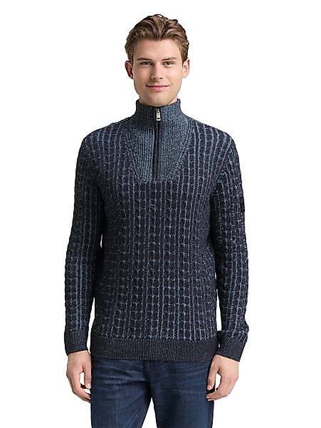 TOM TAILOR Troyer mit Rippbündchen günstig online kaufen