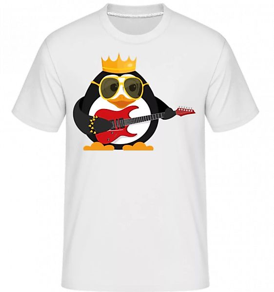 Pinguin König Gitarrist · Shirtinator Männer T-Shirt günstig online kaufen