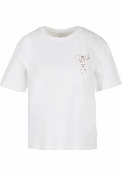 Miss Tee T-Shirt "Miss Tee Bow Oneliner Tee" 1 Stk. tlg. günstig online kaufen