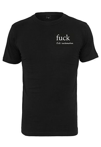 MisterTee T-Shirt MisterTee Herren FCK Tee günstig online kaufen